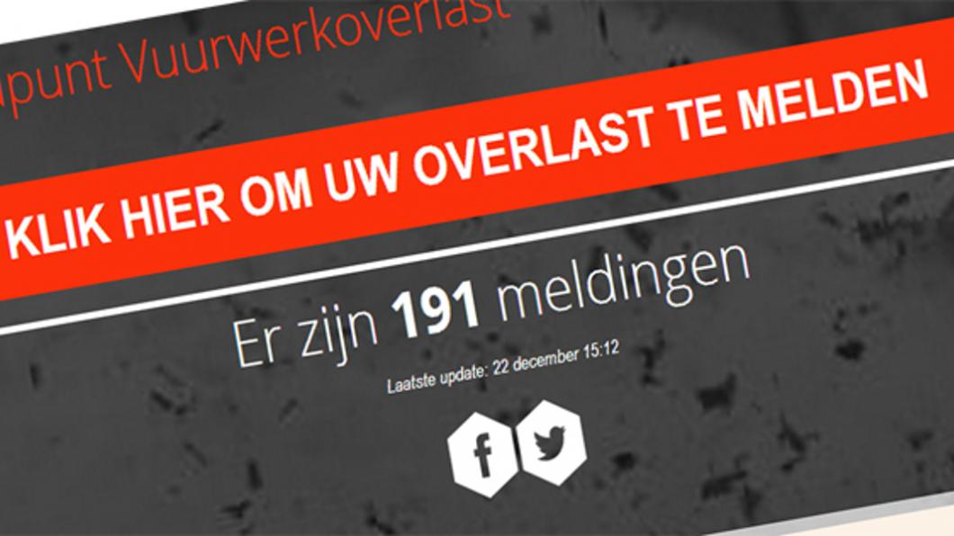 Website vuurwerkoverlast Website vuurwerkoverlast